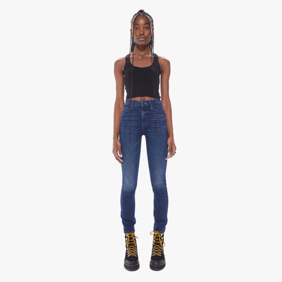 Mother High Waisted Looker Jeans - Picture 1 of 3